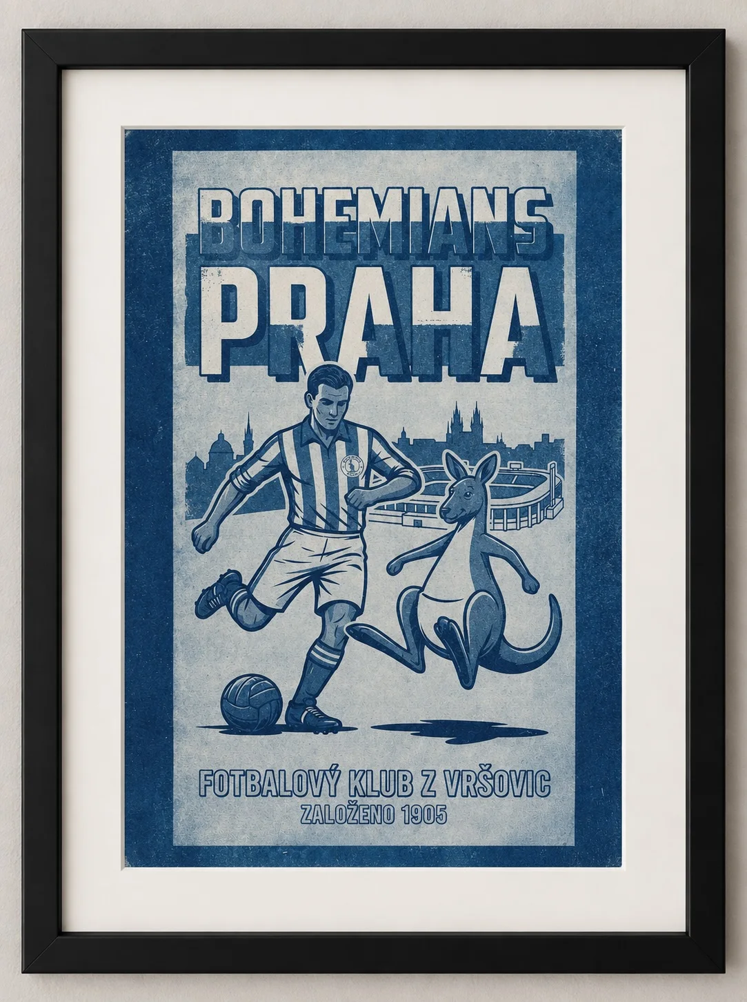 Bohemians Praha grafika #BlueprintBohemiansPraha01