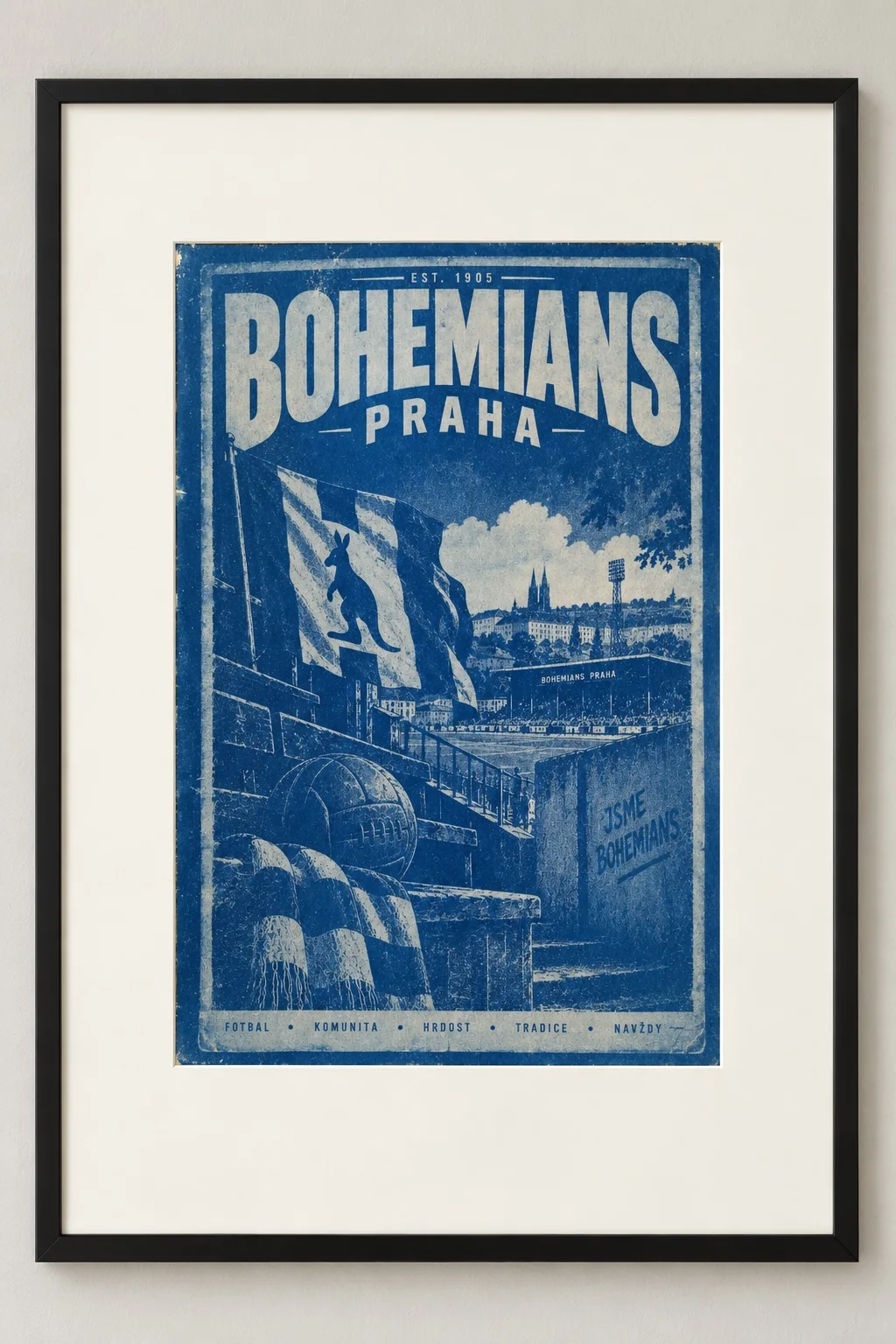 Bohemians Praha grafika #BlueprintBohemiansPraha04
