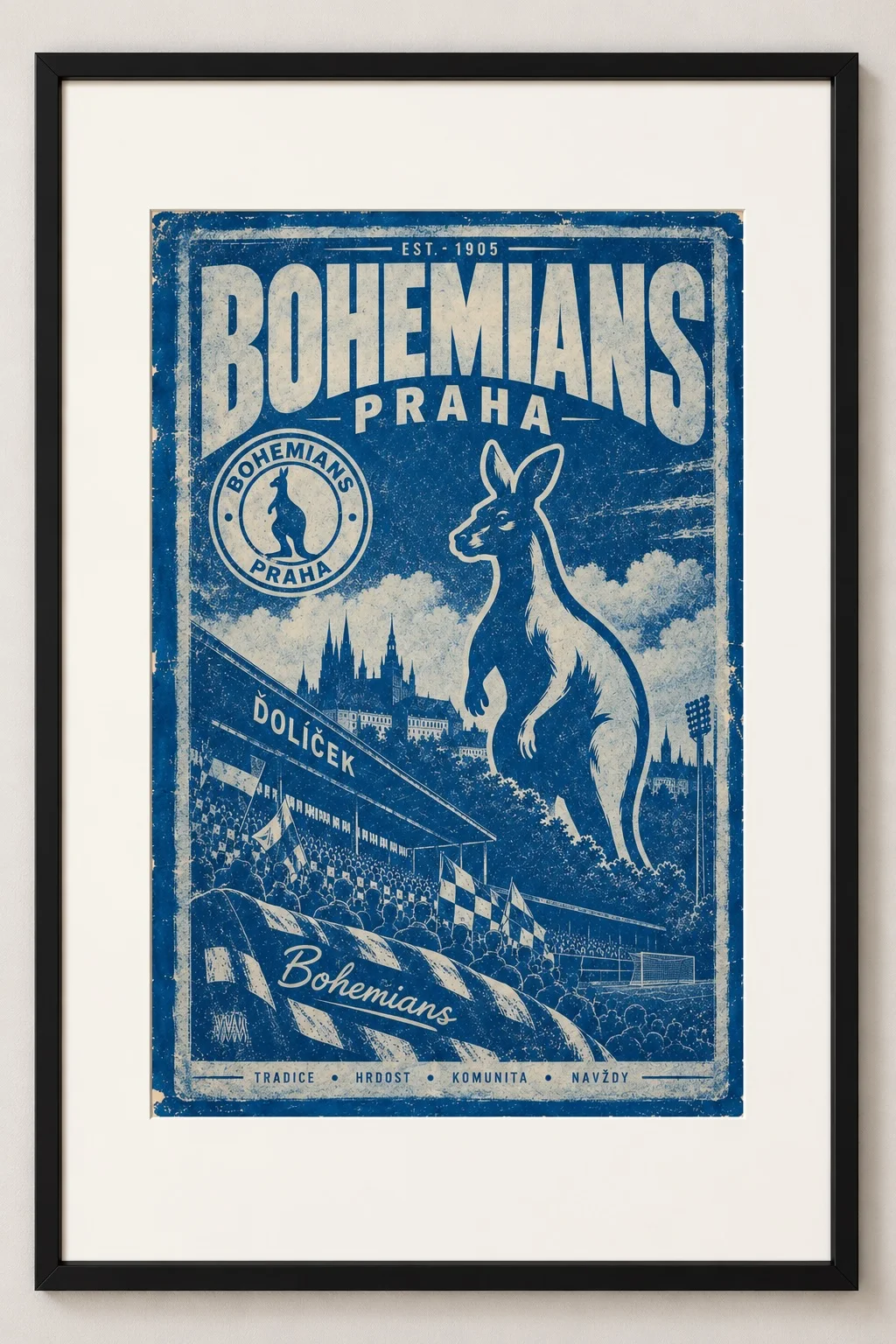 Bohemians Praha grafika #BlueprintBohemiansPraha08