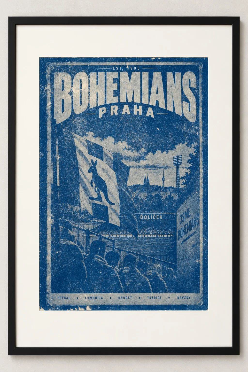 Bohemians Praha grafika #BlueprintBohemiansPraha10