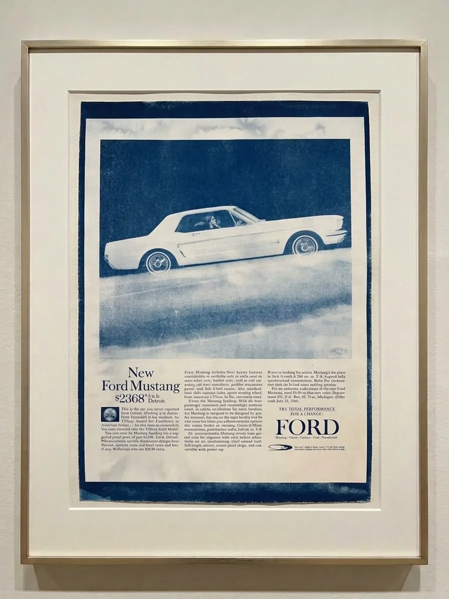 Ford Mustang 1965 plakát #BlueprintFordMustang02