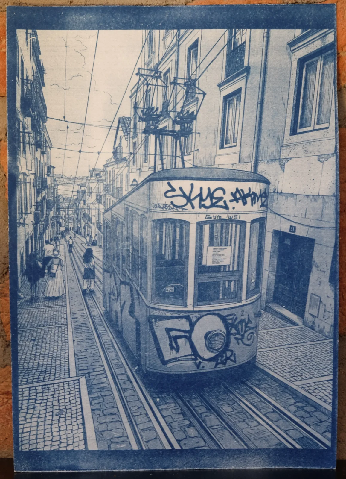 Lanová dráha Glória Lisabon, Portugalsko, 2026 #BlueprintLisbon01