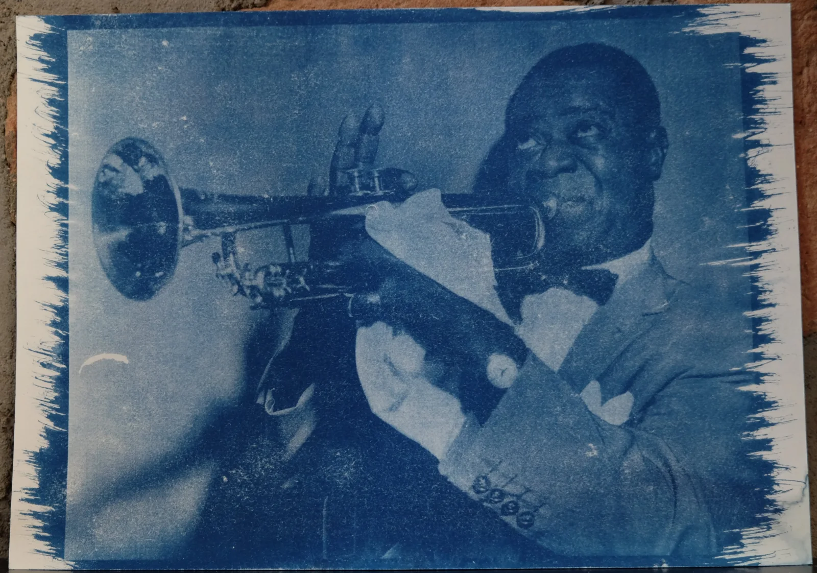 Louis Armstrong – 1953 | art print #BlueprintLouisArmstrong1953ArtPrint01